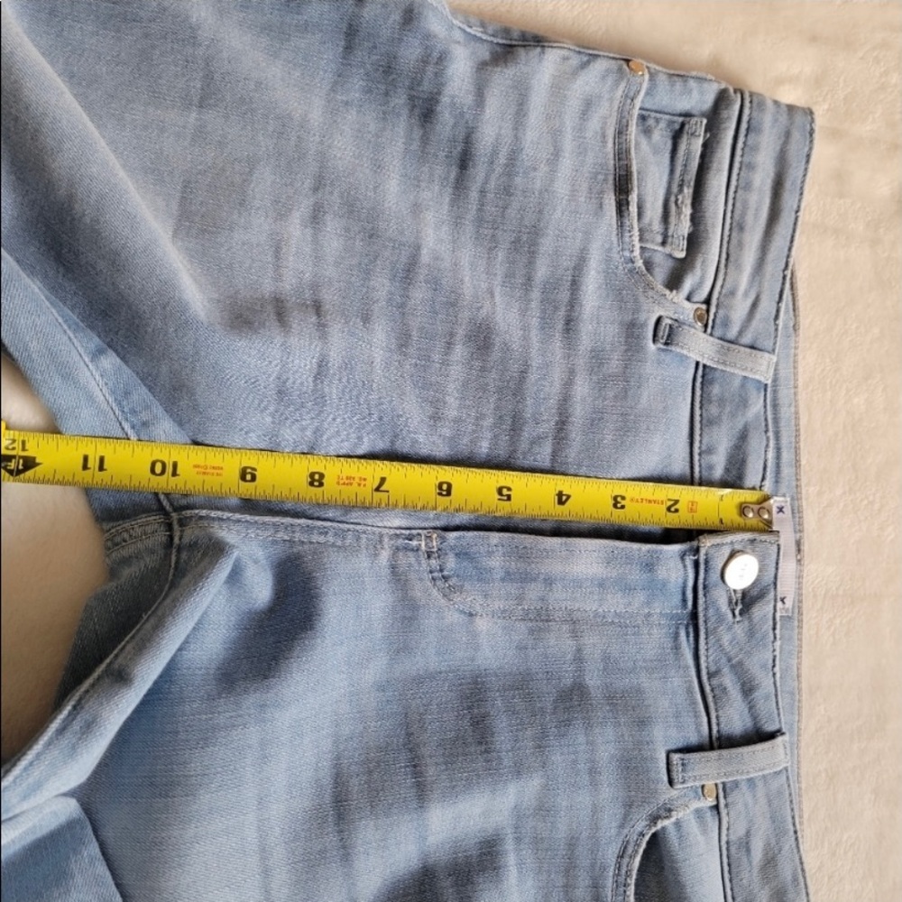 PAIGE Verudgo Ankle Raw Hem Washed Blue Jeans Size 31 - Picture 7 of 11